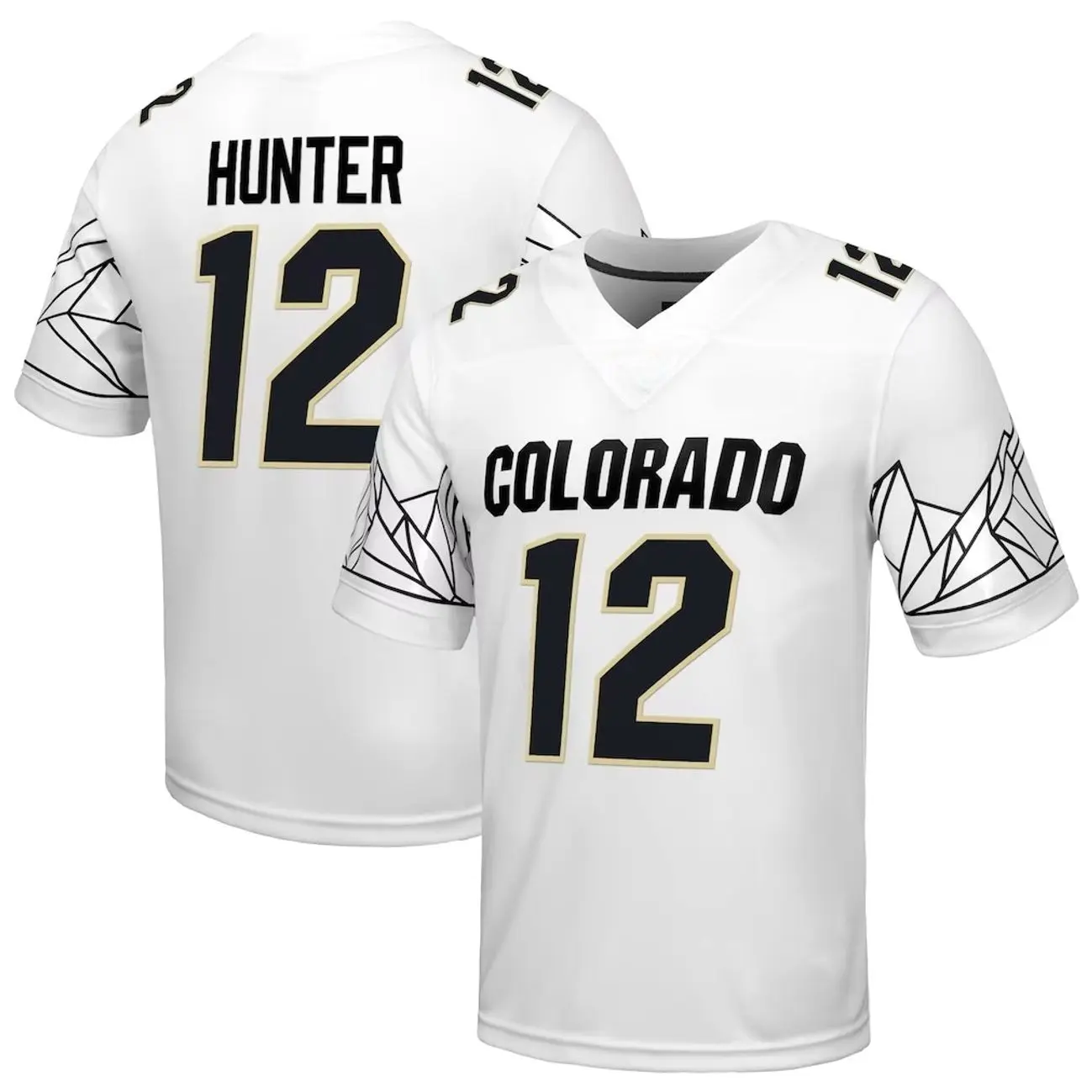 Unisex Football Hunter 12 Colorado States Buffaloes College Team Alumni Game Jersey - White