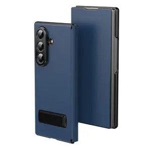 Samsung Z Fold Series Flip PU Leather Case for Fold 7/6/5/4, Stylish & Durable Mobile Protection Cover, Perfect for Your Foldable Phone, Accessories