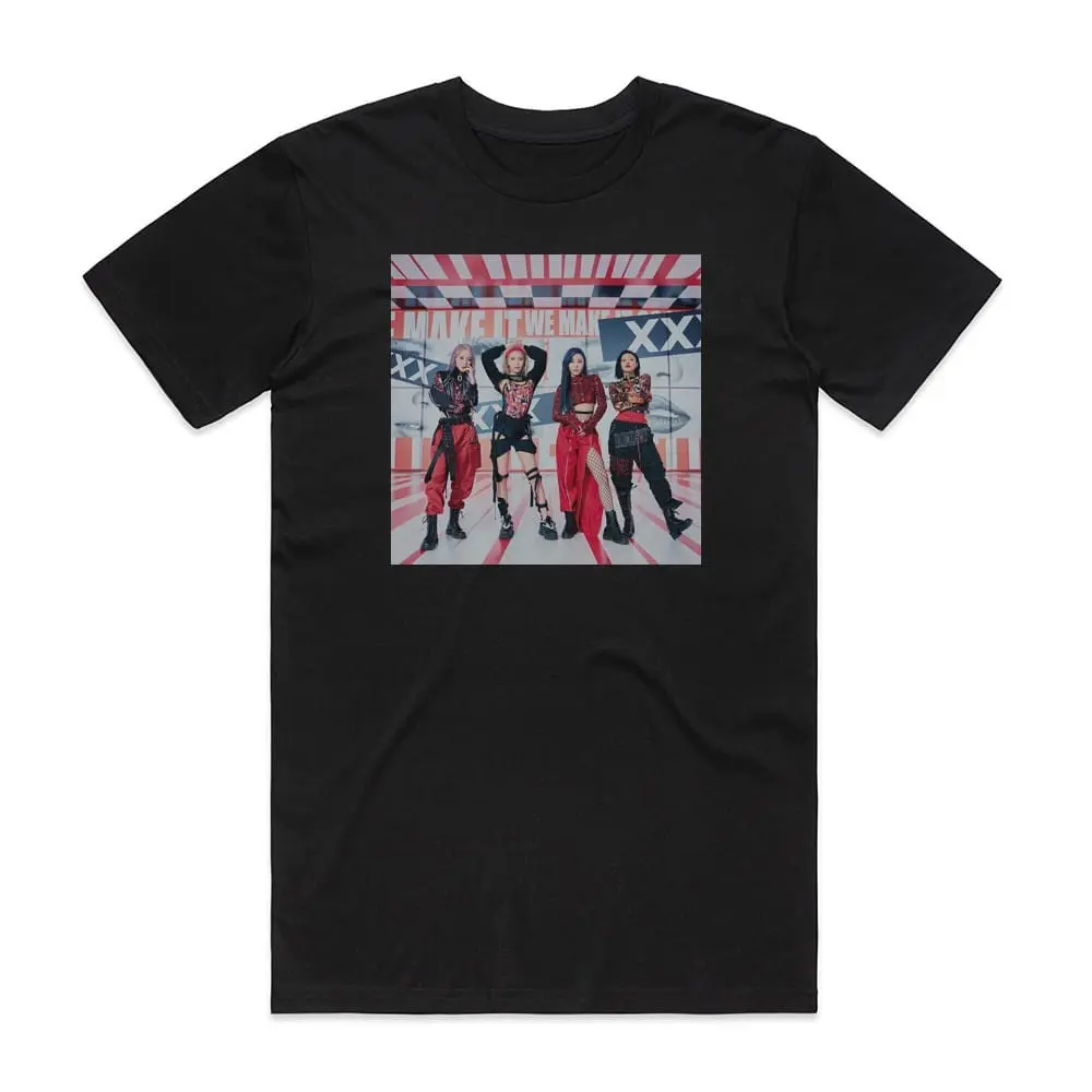 MAMAMOO Hip Japanese Ver Album Cover T-Shirt Black