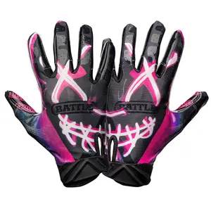 Nightmare Cloaked Receiver Football Gloves (Adult) Nightmare Cloaked Receiver Football Gloves (Adult)