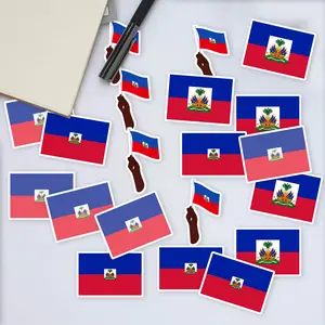 Stickers Pack 20 Pcs Aesthetic Laptop Haiti Colorful Bike Map Waterproof Flag Luggage Skateboard Water Guitar Car Vinyl Bumper Bottle