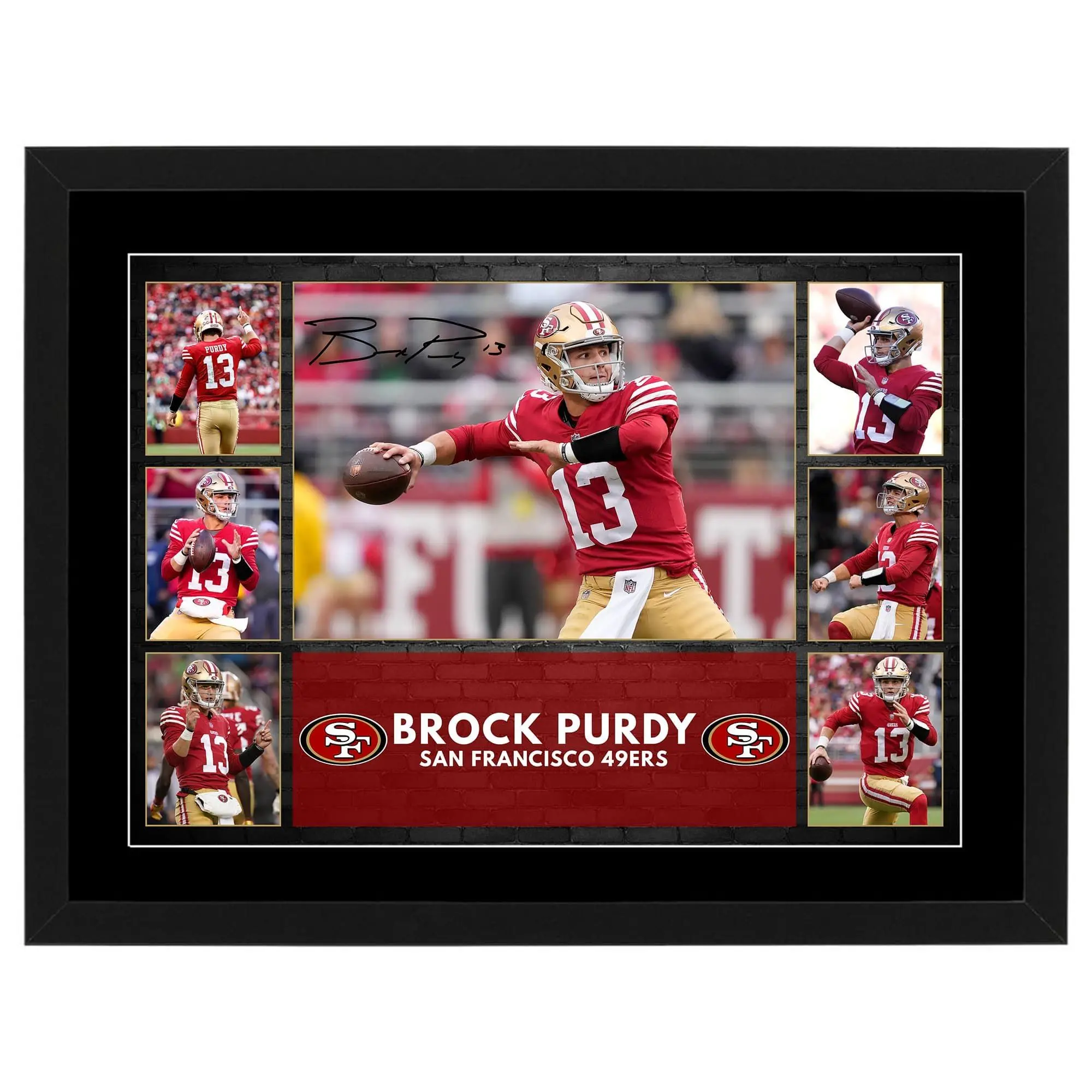 Brock Purdy San Francisco 49ers Poster( Unframed - Print Only )
