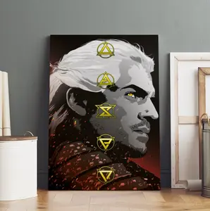 The Witcher Poster | Rolled Poster Print | Gaming Room Gift #6