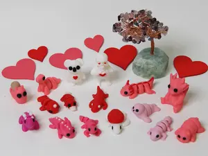 3D Printed Valentines Fidget Toys - Cute Desk Toy for Him or Her - Valentine's Day Gift Idea for Valentine's Day Gifts