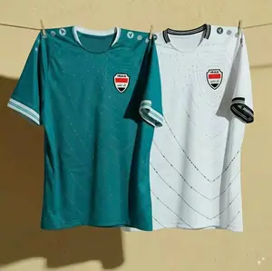 UNISEX Iraq National SoccerL 2026 JERSEY - White / Green