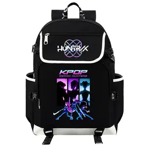 2026 new Movie Kpop Hunter Girls Group Backpack Casual School Bag daypack chest bag