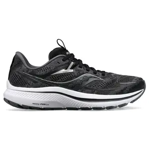 Saucony Womens Omni 21 Wide Running Sneakers Shoes - Black