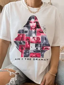 [Sale Up To 30%] + [Free Ship] CARDII Graphic T-shirt, Miss Drama Shirt, Rap Queen, Car-B Inspired Little Miss Drama Tour 2026 Shirt, Gift For Music Fans Shirt