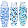 3 Pack Male Dog Belly Bands  Washable  Reusable Dog Diapers for Dogs Pee Guard Anti-Leak Absorbent Pet Wrap with Adjustable Hook  Loop  Indoor Outdoor Use