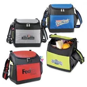 212 MAIN Golden Pacific Polar Cooler Backpack - Regal-Black, 12-Can Capacity, Canned Storage, Detachable Liner, Padded Straps, Rectangular Shape