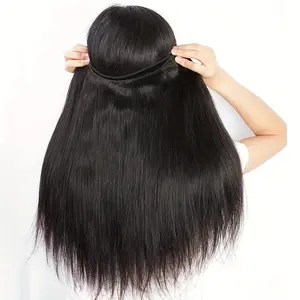 Hot Sell NEW Arrived Remy Brazilian Straight Hair Bundles - Natural Black Human Weave Extensions, 10-22 Inches, High-Quality Smooth Hair for a Long, Natural Look, Siyusi