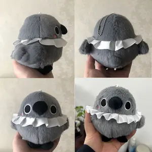 Love and Deepspace Sylus Game Qin Che Mephisto Raven Plush Doll Keychain Handmade Cosplay Peripheral Props Gift 5 Inch Collectible Toy Fan Enthusiasts