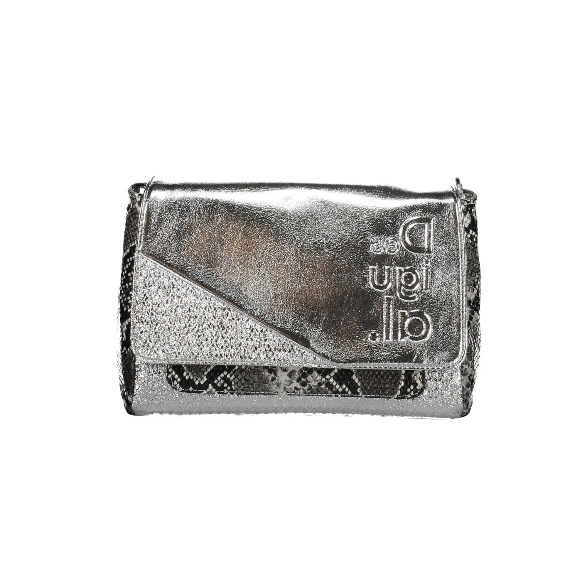 Desigual Silver Polyurethane Handbag