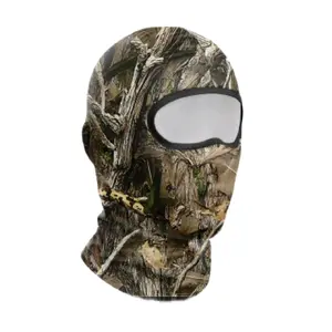 Meromibe Camouflage Balaclava Face Mask Single Pack Breathable Knit Fabric Polyester 100% Hand Washable