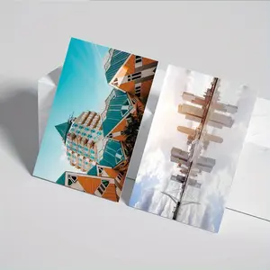 Rotterdam City Postcards, 24pcs/set 4x6 Inch Rotterdam City Postcards, Bulk Minimalist Cards for Students, Office Decor & Travel Keepsakes