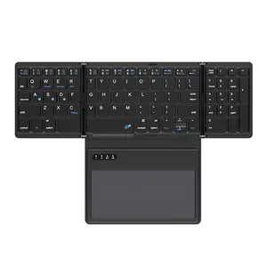 70% off Foldable Bluetooth Keyboard with Touchpad for Tablet, Mobile Phone, and Computer, Three-System External Portable Universal Keyboard