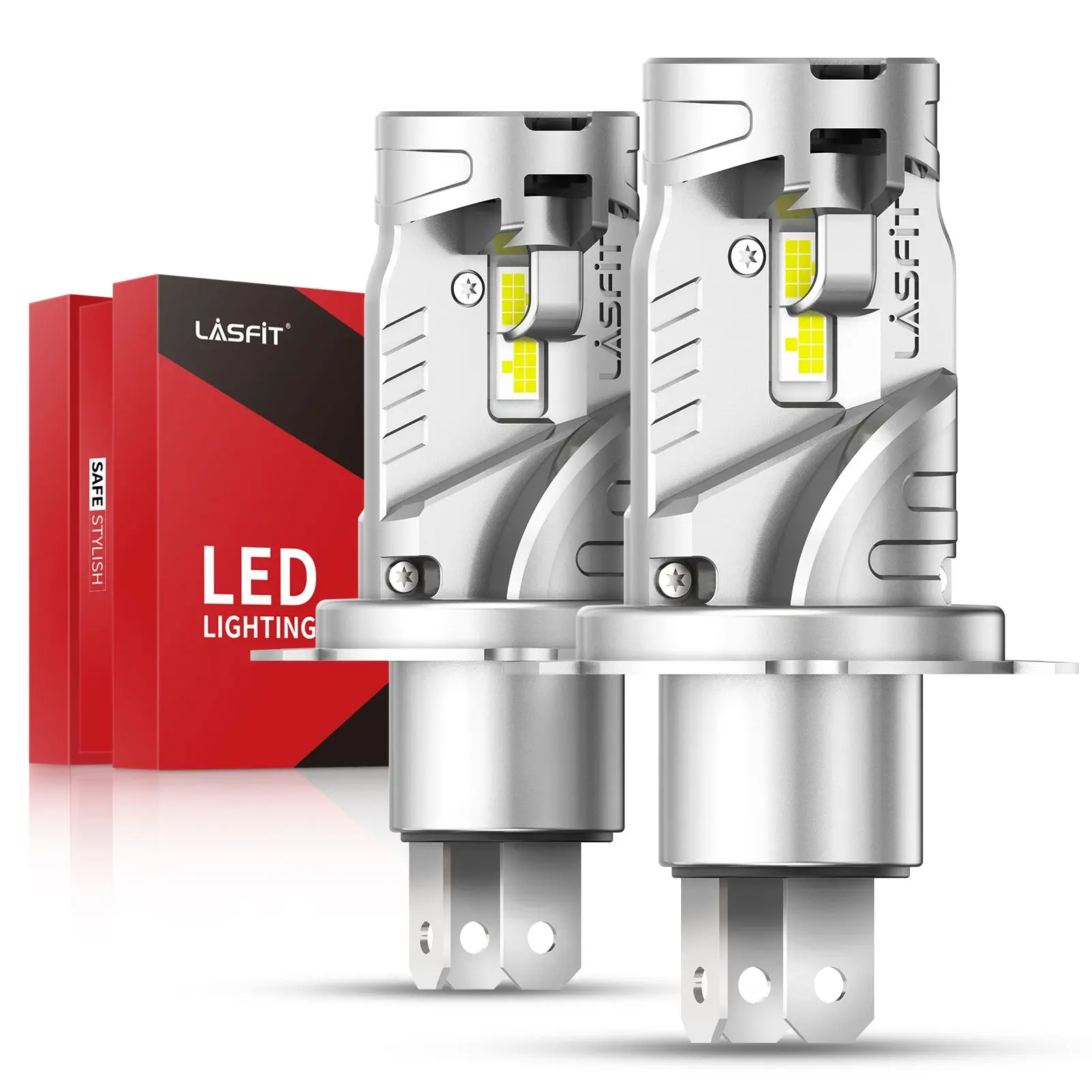 Lasfit 70W 9003 H4 HB2 LC Air Series | 7,000LM 6000K LED Bulbs