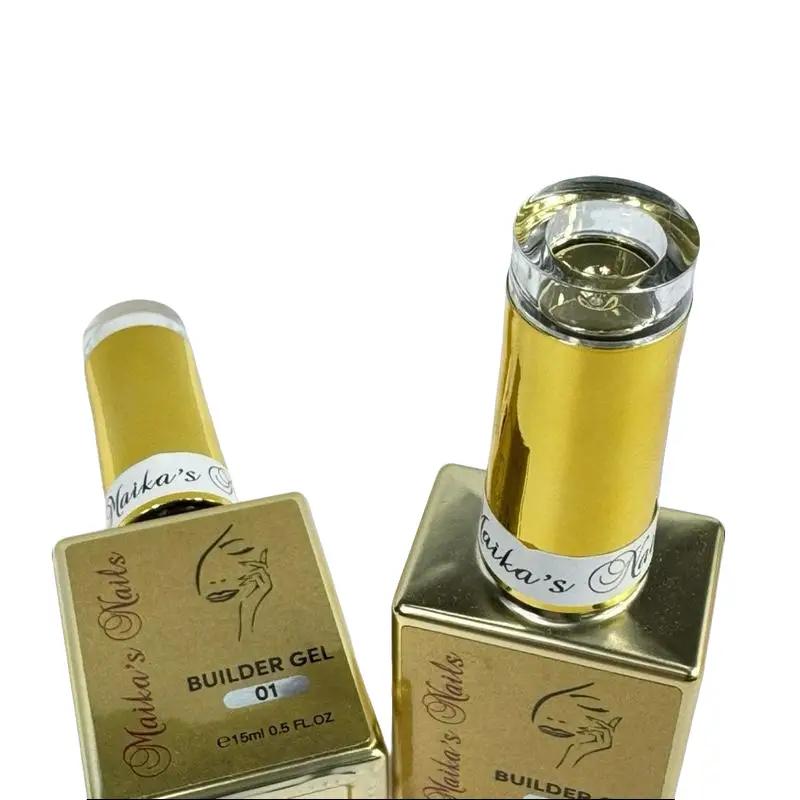 Maika’s Nails Builder Gel in Bottle 01 Clear Perfect and Strong Long Lasting Product for Natural and Artificial Nails