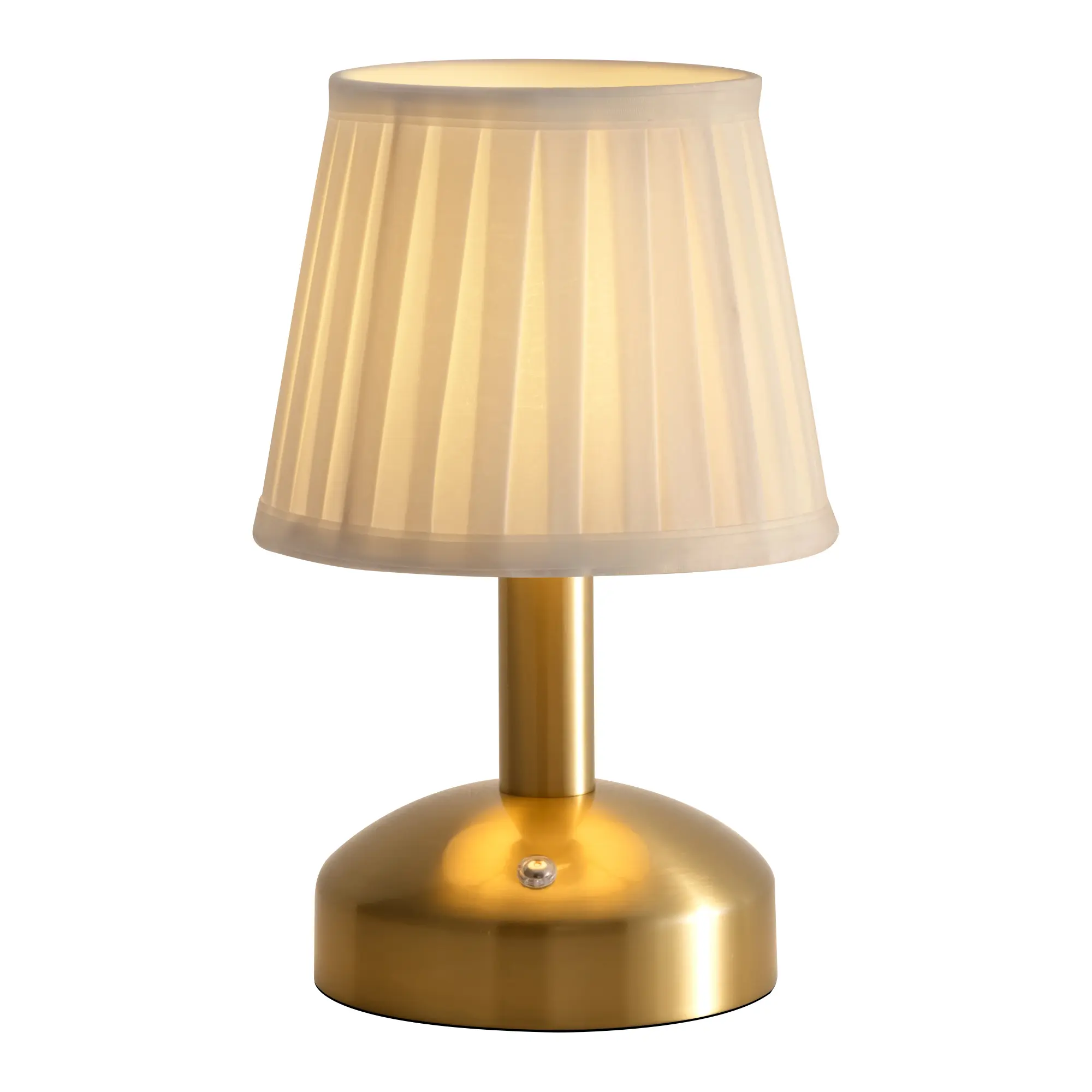 KDG Modern Cordless Small Table Lamp, Portable LED Fabric Shade Desk Lamps, 4000mAh Rechargeable Battery Operated Lighting for Bedroom, Bedside, Living Room, Dining Room #Summervibes
