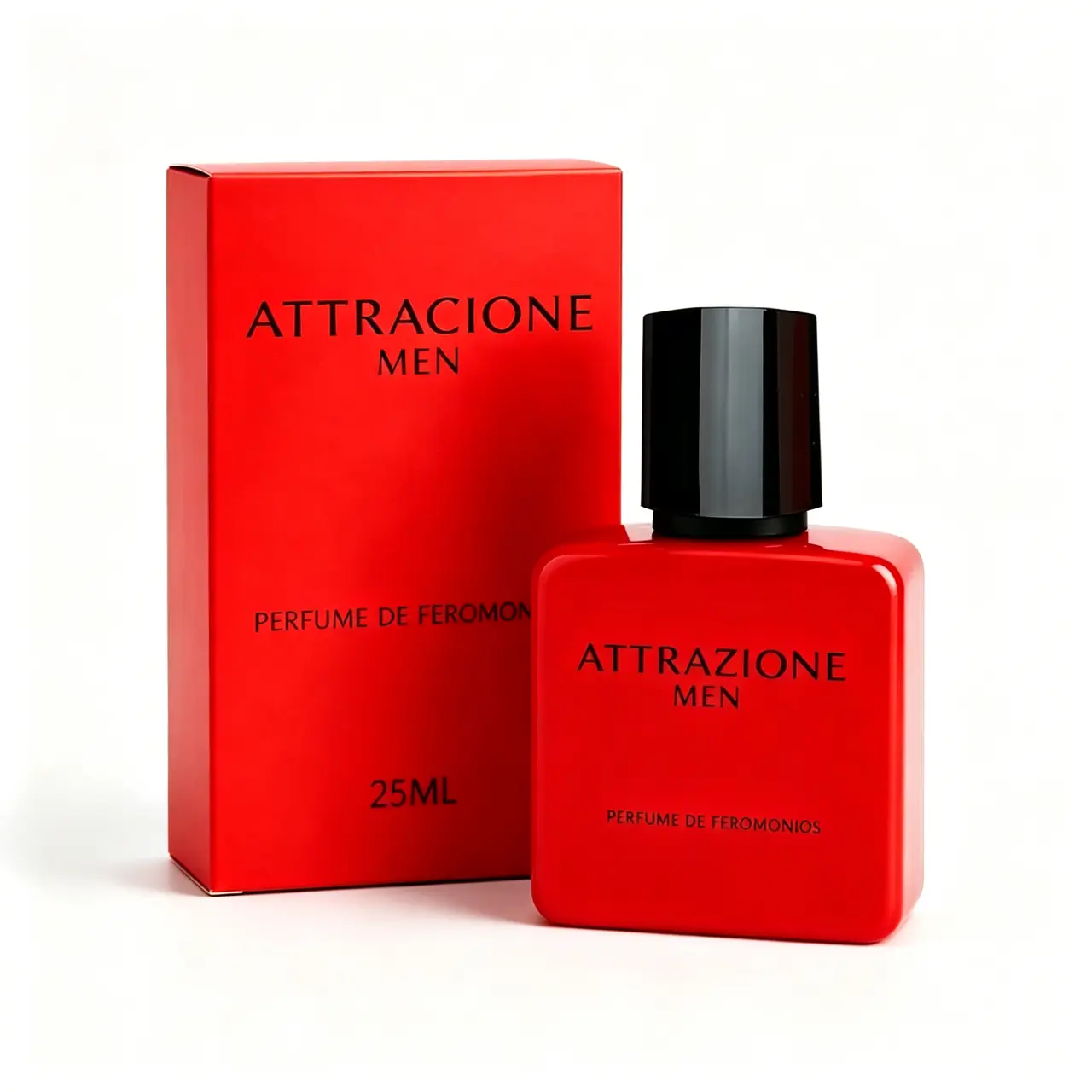 Attracione Men Pheromone Eau de Parfum Spray – Seductive Oriental Woody & Spicy Amber Scent, Long-Lasting Attraction Fragrance, Perfect Gift, 25 ml / 0.84 fl oz