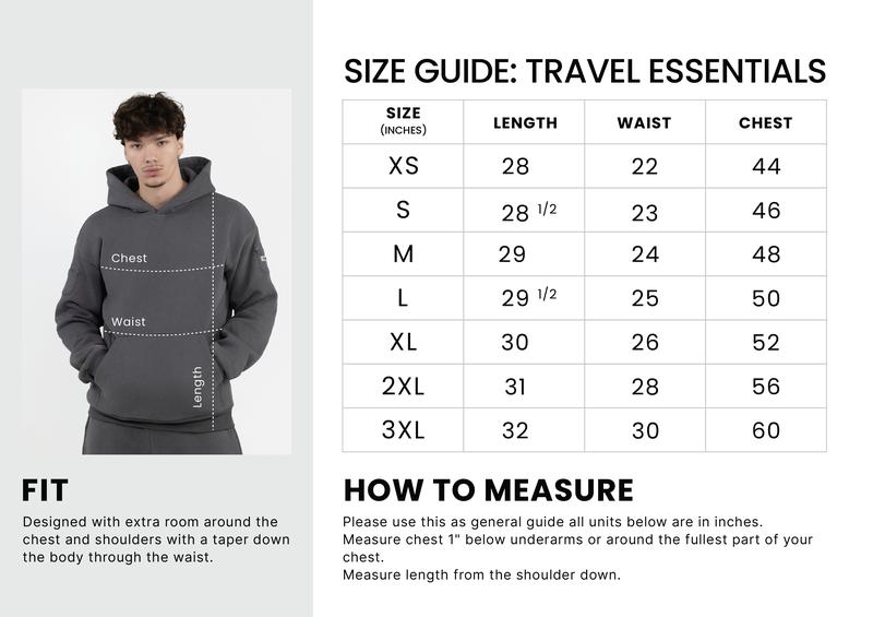 Comfrt | Travel Essentials Hoodie