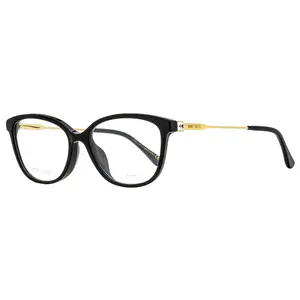 Jimmy Choo Rectangular Eyeglasses JC325F 807 Black/Gold 53mm