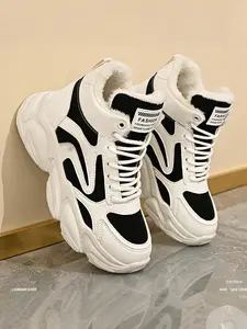 Women's shoes, casual sports shoes, Sneaker, thick soled height increasing shoes