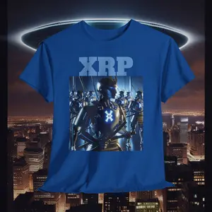 Colorful XRP Unisex Tee, Ripple Logo T-Shirt, Crypto Currency Shirt, Bitcoin Gift, Cryptocurrency Merch, Crypto Apparel