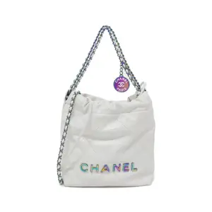 Pre-owned CHANEL Calfskin Shoulder Bags Chanel22 Calf Shoulder Bag