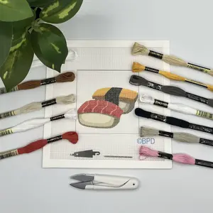 Sushi Needlepoint Kit