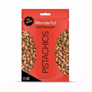 Wonderful Pistachios No Shells Chili Roasted - 11oz Snack Protein