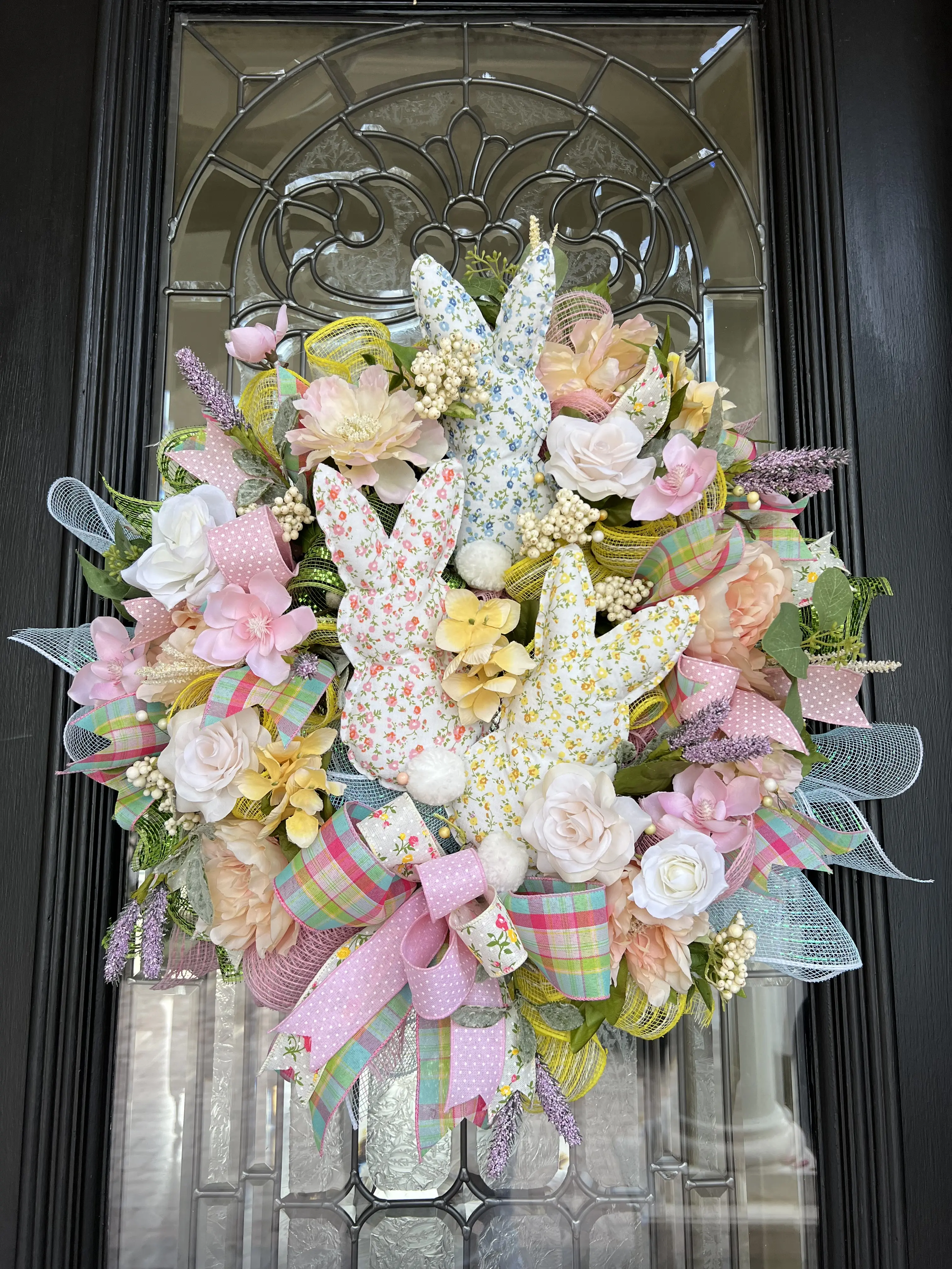 Shabby Spring Bunny Wreath