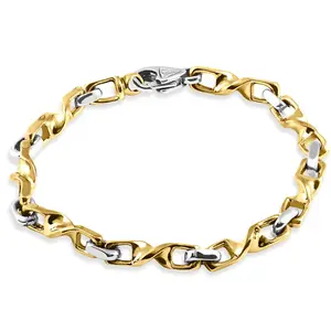 Men's 14k Gold (36gram) or Platinum (58gram) 6mm Link Bracelet 8.5" Men's 14k Gold (36gram) or Platinum (58gram) 6mm Link Bracelet 8.5"