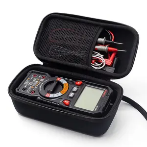 HT118A/HT118E Multimeter Case, Protective Hard Storage Bag, Replacement with Mesh Pocket for Digital Multimeter TRMS 6000/20000 Counts Volt Meter Auto Ranging (Case Only, No Multimeter)