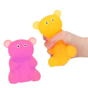 2 1/2" x 4 1/2" Jumbo Gummy Bear Squishy Stress Toys - 12 Pc.