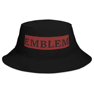 Emblem Status Bucket Hat