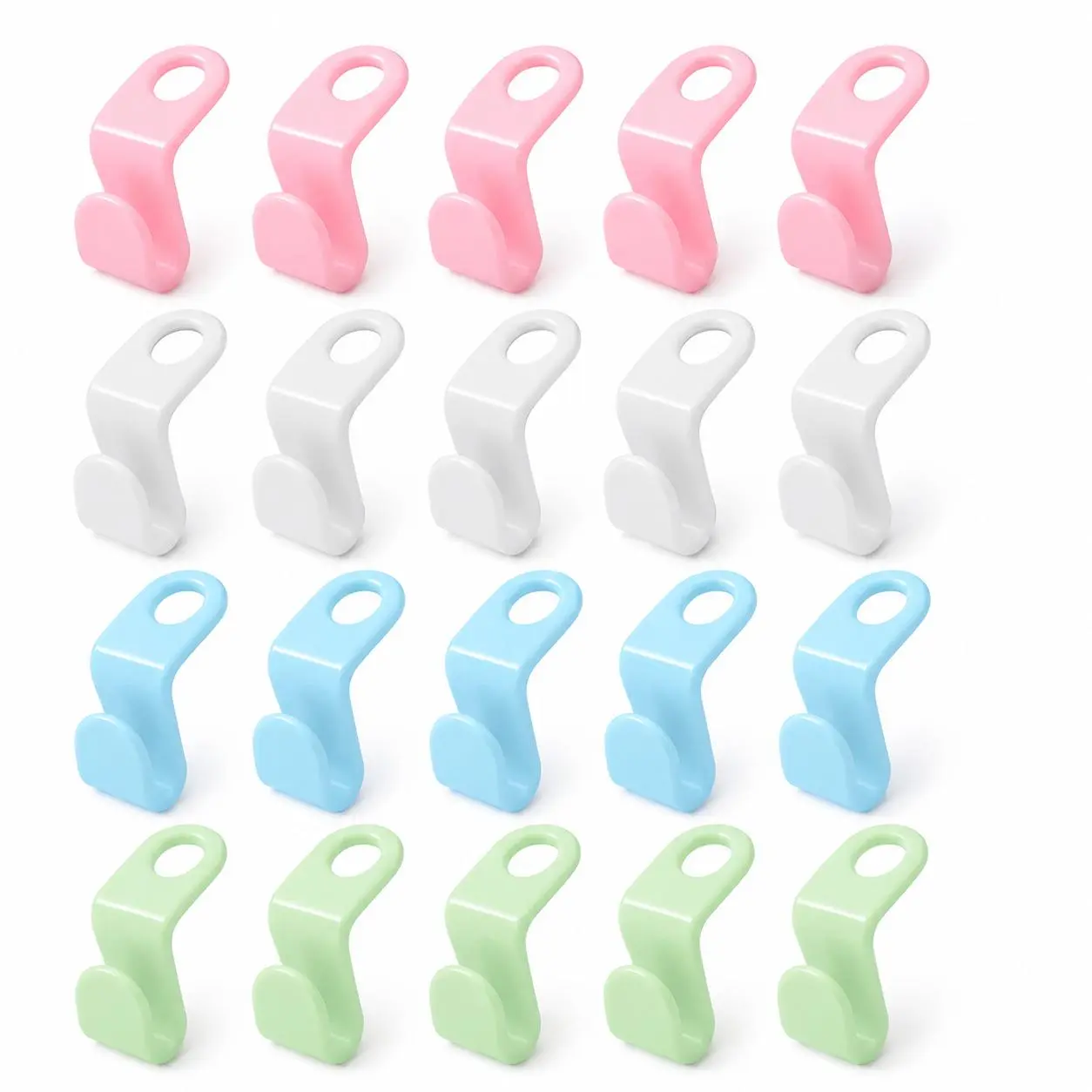Multi-Layer Hanger Connect Hooks, Space Maximizing Closet Organizer for Small Apartment Wardrobes