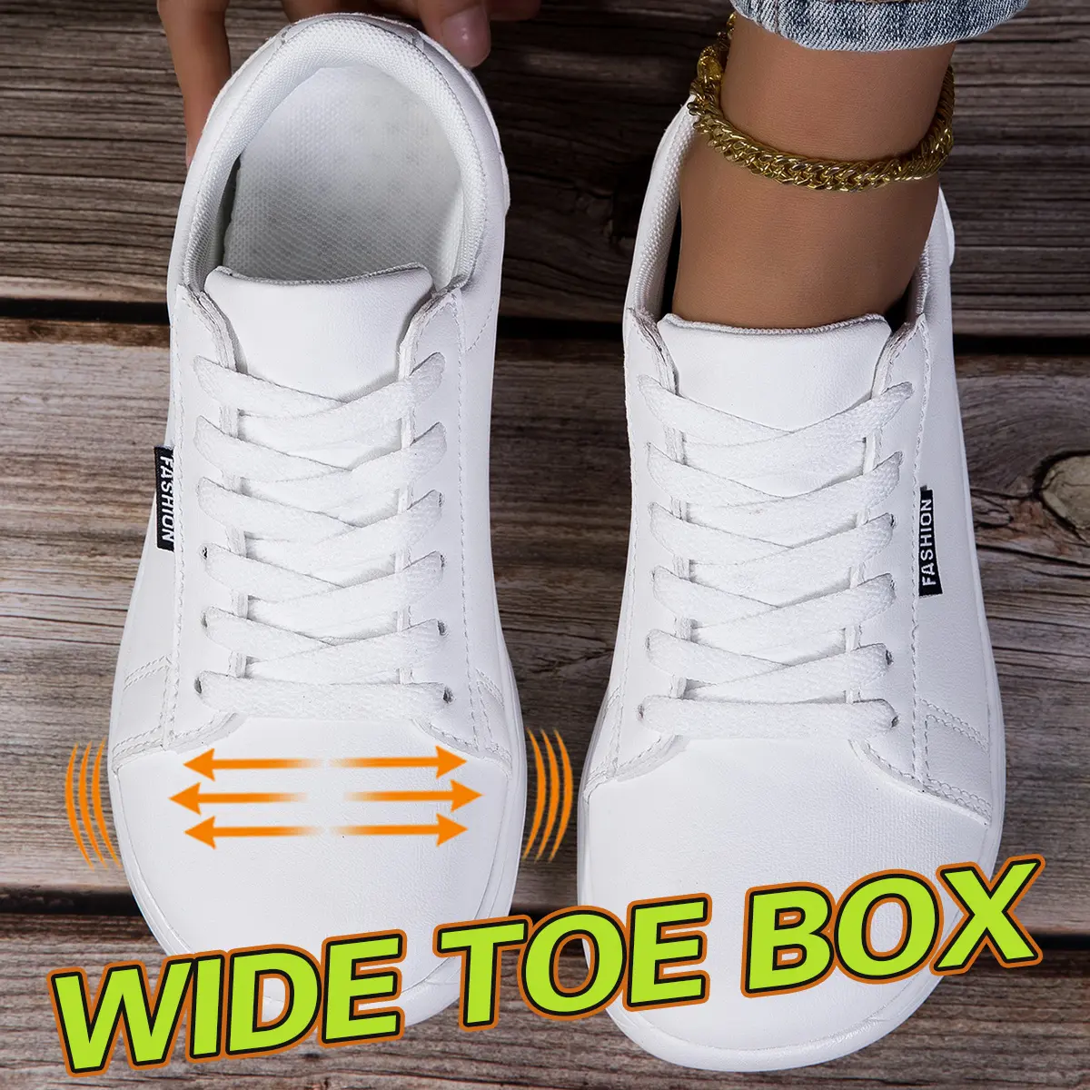 2026 Women's Wide Toe Solid Color Barefoot Shoes Sneakers, Lightweight Soft Sole Running Shoes, New Trendy Versatile Women's Skate Shoes, Non-slip Fitness Flat Skate Shoes, Fashionable Lace-up Wide Toe Low-top Shoes