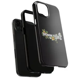 Floral Denim Tears Tough Phone Cases for iPhone 15 14 13 12 11 X Plus Pro Promax - Phone Accessories Protection Wireless Custom