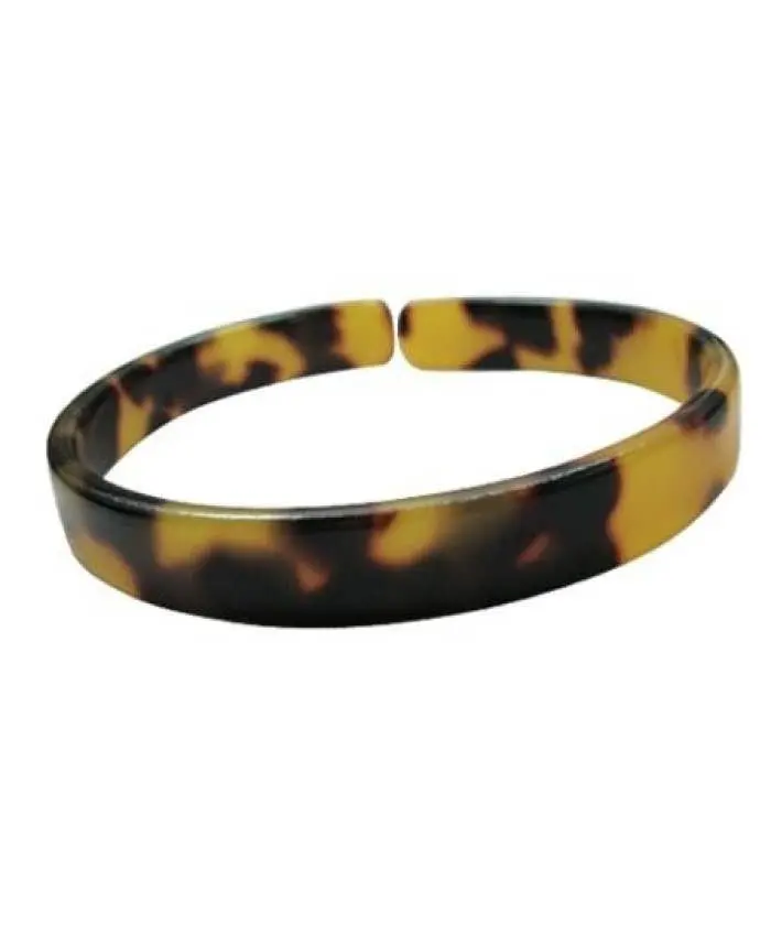 Brown Faux Turtle Shell Bangle