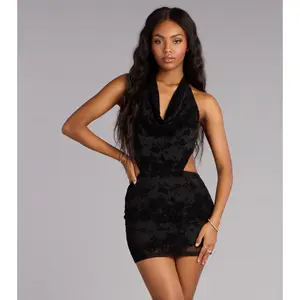 After Dark Backless Mini Dress