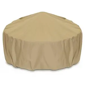Two Dogs Designs 48 in. Fire Pit Cover - Khaki