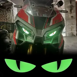 New style devil 3D eyes sticker for motorcycle headlight modification, electric motorcycle No. 9, night light cat eyes decoration