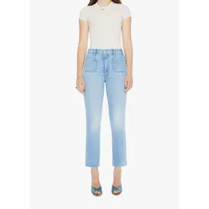 MOTHER Hustler Patch Pocket Ankle Jean - Tune in Tune out