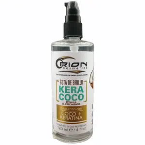 Orion Kera Coco Gloss Serum – Coconut & Keratin Hair Oil for Frizz Control & Smooth Finish – 4 fl oz