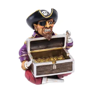 Vintage Pirate Sailor Navy Ceramic Ashtrays Multifunction Ashtrays Plant Flower Pot for Home Coffee Pavilion Restaurant Bar Decoration