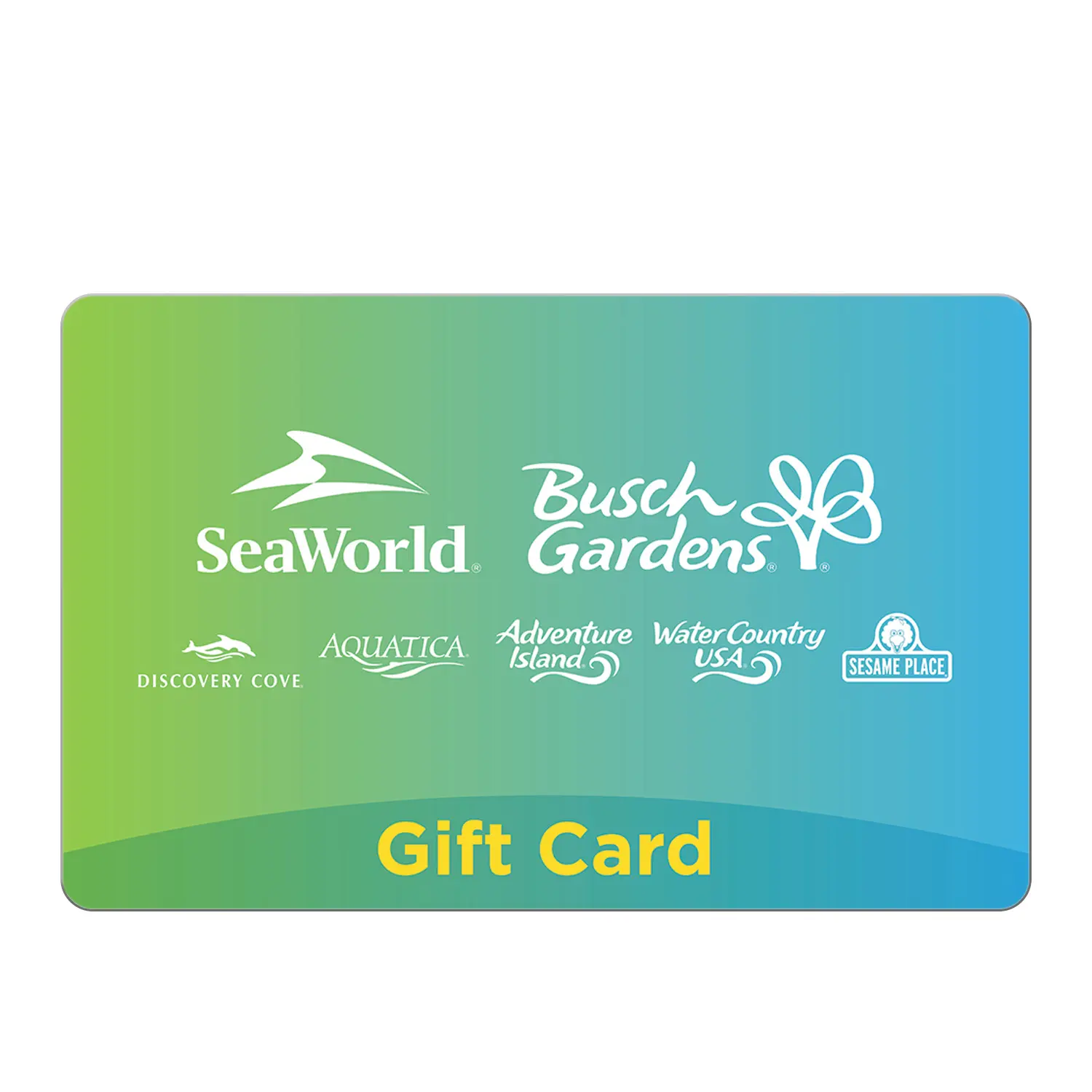 United Parks & Resorts, eGift Card, Theme Park Tickets to SeaWorld, Busch Gardens & More