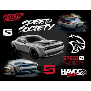 Havoc 1200HP Redeye Hellcat Sticker Sheet