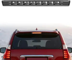 Nilight Third Brake Light Tail High Mount 3rd Stop Lights Smoked Lens Compatible with Toyota XA40 2013-2018 and GX460 2010-2019 Van SUV Rear Center Cab Lamp, Pc Lens, Plug-And-Play Led Backlights