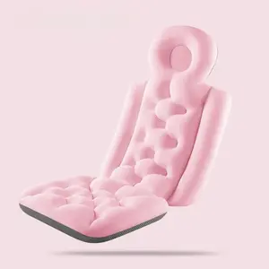 Luxury Bath Pillow with Soft 4D Mesh Fabric & Non-Slip Suction Cups, Relaxing Spa Gift for Ultimate Bathroom Comfort, Bathroom Accessory